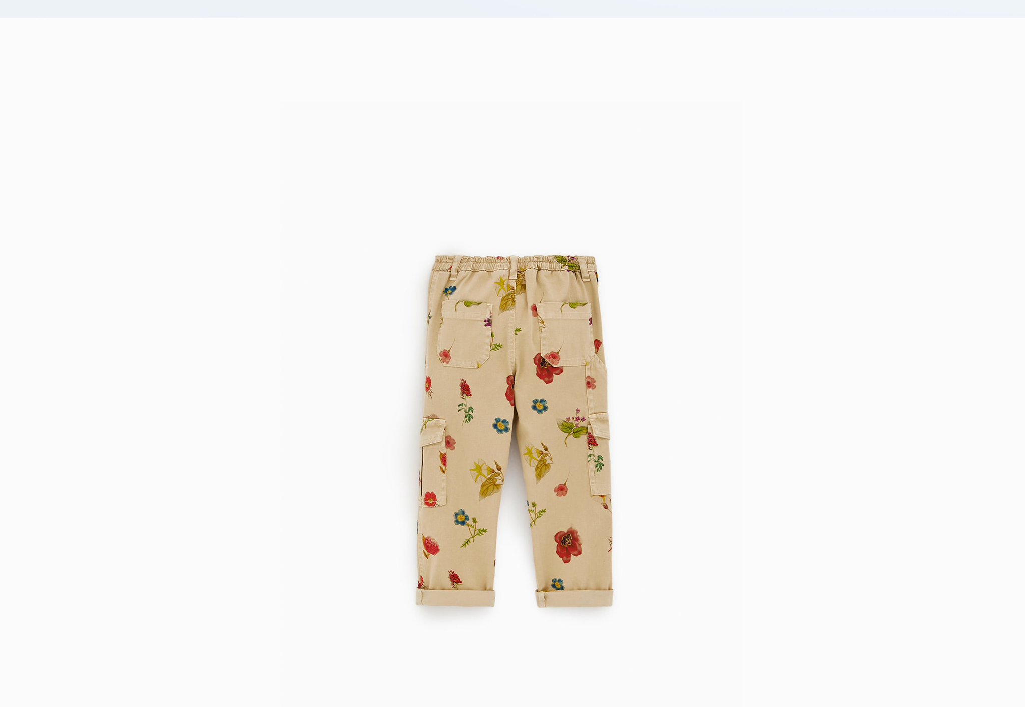 Floral Cargo Jeans