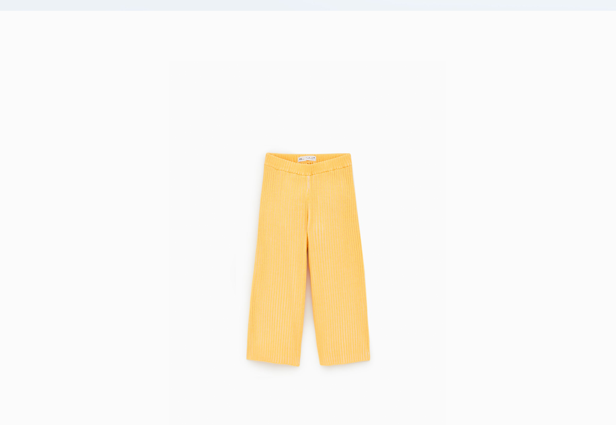 Knit Culottes Two-Piece Set