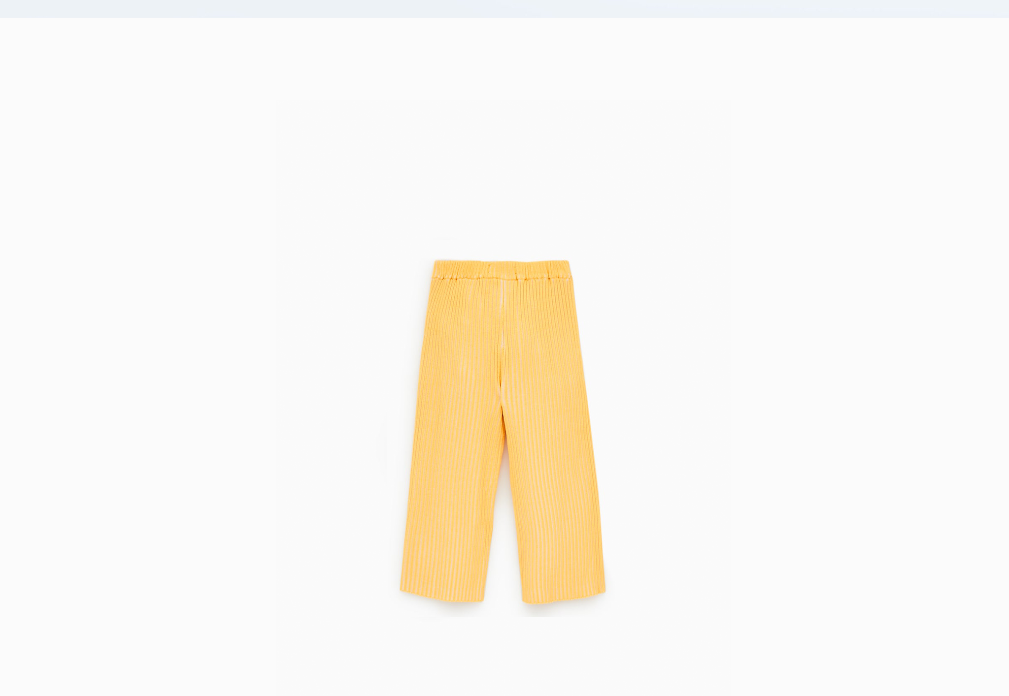 Knit Culottes Two-Piece Set