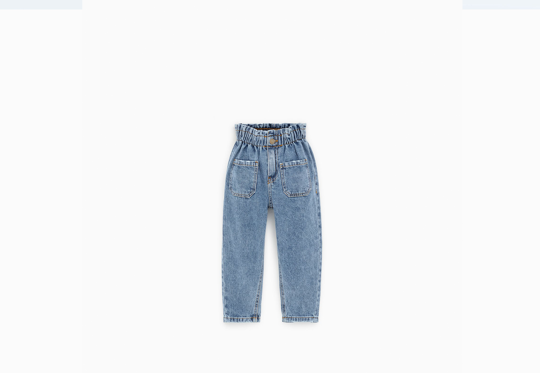 Paperbag Stretch Jeans
